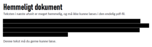 Bortfjernet tekst