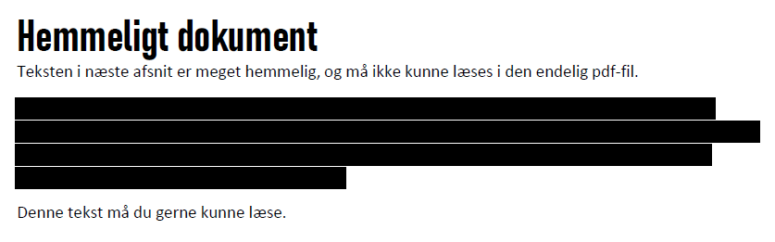 Bortfjernet tekst